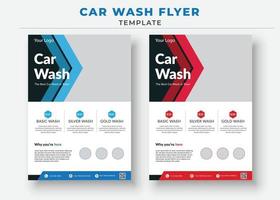 modelos de folheto de lavagem de carro, folheto de venda de carro vetor