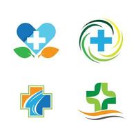 imagens de logotipo de cuidados médicos vetor