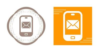 ícone de vetor de correio para smartphone