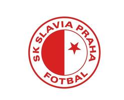 Slavia Praga clube símbolo logotipo tcheco república liga futebol abstrato Projeto vetor ilustração
