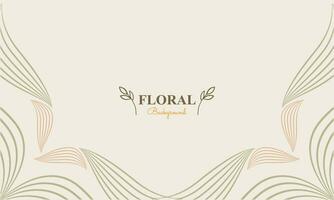 abstrato floral fundo com abstrato natural forma, folha e floral enfeite dentro suave cor Projeto vetor
