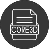 core3d Arquivo formato vetor ícone