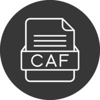 caf Arquivo formato vetor ícone