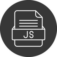 js Arquivo formato vetor ícone