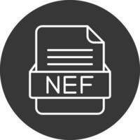 nef Arquivo formato vetor ícone