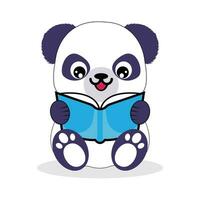 fofa panda clipart vetor