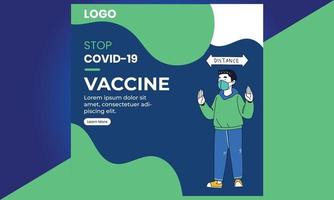 vírus covid 19 corona, vacina de vírus corona mídia social vetor