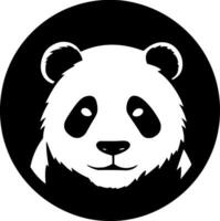 panda, Preto e branco vetor ilustração