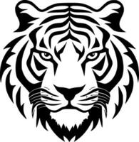 tigre, Preto e branco vetor ilustração