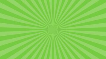 simples luz verde radial listra linhas vetor fundo