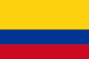 bandeira colombiana da colômbia vetor