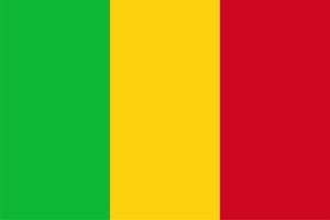 bandeira malinesa do mali vetor