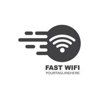velozes Wi-fi vetor ilustração ícone