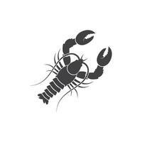 lagosta ícone vetor ilustração Projeto