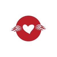 design de ilustração de ícone de vetor de logotipo de amor