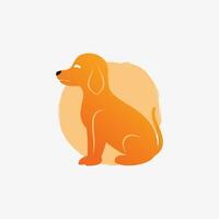 cachorro logotipo Projeto vetor ilustração com criativo elemento conceito