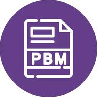 pbm criativo ícone Projeto vetor