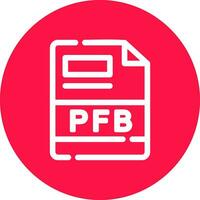 pfb criativo ícone Projeto vetor