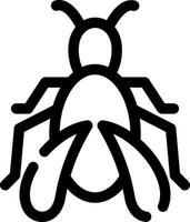 design de ícone criativo de bug vetor