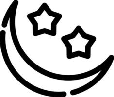 design de ícone criativo da lua vetor
