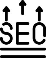 design de ícone criativo seo vetor