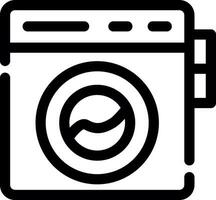 design de ícone criativo de lavanderia vetor