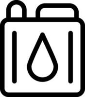 design de ícone criativo de gasolina vetor