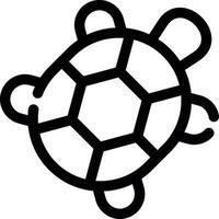design de ícone criativo de tartaruga vetor