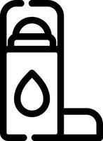 design de ícone criativo de desodorante vetor