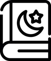 design de ícone criativo do alcorão vetor