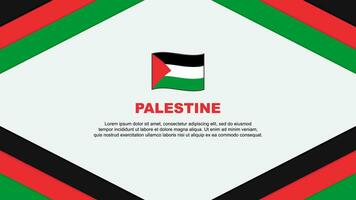 Palestina bandeira abstrato fundo Projeto modelo. Palestina independência dia bandeira desenho animado vetor ilustração. Palestina modelo