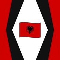 Albânia bandeira abstrato fundo Projeto modelo. Albânia independência dia bandeira social meios de comunicação publicar. Albânia fundo vetor