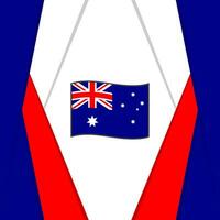 Austrália bandeira abstrato fundo Projeto modelo. Austrália independência dia bandeira social meios de comunicação publicar. Austrália fundo vetor