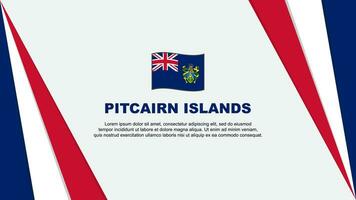 pitcairn ilhas bandeira abstrato fundo Projeto modelo. pitcairn ilhas independência dia bandeira desenho animado vetor ilustração. pitcairn ilhas bandeira