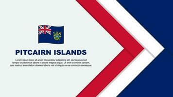 pitcairn ilhas bandeira abstrato fundo Projeto modelo. pitcairn ilhas independência dia bandeira desenho animado vetor ilustração. pitcairn ilhas desenho animado
