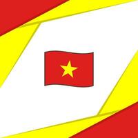 Vietnã bandeira abstrato fundo Projeto modelo. Vietnã independência dia bandeira social meios de comunicação publicar. Vietnã vetor