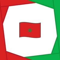 Marrocos bandeira abstrato fundo Projeto modelo. Marrocos independência dia bandeira social meios de comunicação publicar. Marrocos desenho animado vetor