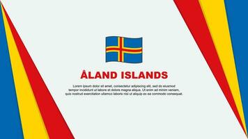 uma terra ilhas bandeira abstrato fundo Projeto modelo. uma terra ilhas independência dia bandeira desenho animado vetor ilustração. uma terra ilhas bandeira