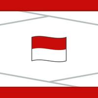 Indonésia bandeira abstrato fundo Projeto modelo. Indonésia independência dia bandeira social meios de comunicação publicar. Indonésia vetor