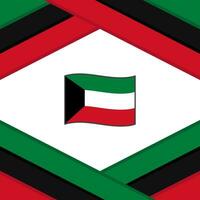 Kuwait bandeira abstrato fundo Projeto modelo. Kuwait independência dia bandeira social meios de comunicação publicar. Kuwait ilustração vetor