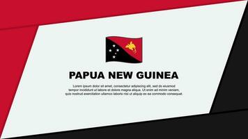 papua Novo Guiné bandeira abstrato fundo Projeto modelo. papua Novo Guiné independência dia bandeira desenho animado vetor ilustração. papua Novo Guiné bandeira