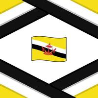 brunei bandeira abstrato fundo Projeto modelo. brunei independência dia bandeira social meios de comunicação publicar. brunei ilustração vetor
