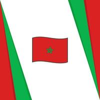 Marrocos bandeira abstrato fundo Projeto modelo. Marrocos independência dia bandeira social meios de comunicação publicar. Marrocos independência dia vetor