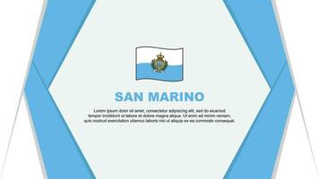 san marino bandeira abstrato fundo Projeto modelo. san marino independência dia bandeira desenho animado vetor ilustração. san marino fundo