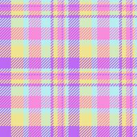 Verifica padronizar textura do têxtil vetor desatado com uma fundo xadrez tartan tecido.