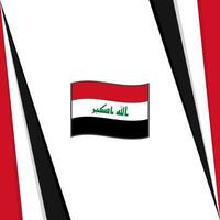 Iraque bandeira abstrato fundo Projeto modelo. Iraque independência dia bandeira social meios de comunicação publicar. Iraque bandeira vetor