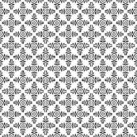 textura padrão sem costura preto e branco. design gráfico ornamental em tons de cinza. ornamentos em mosaico. modelo de padrão. vetor
