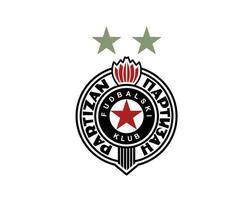 partizan Belgrad clube símbolo logotipo Sérvia liga futebol abstrato Projeto vetor ilustração