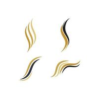 logotipo do folículo de cabelo vetor