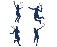 conjuntos de tênis esporte design jogos ilustração abstrata assina ícones vetor
